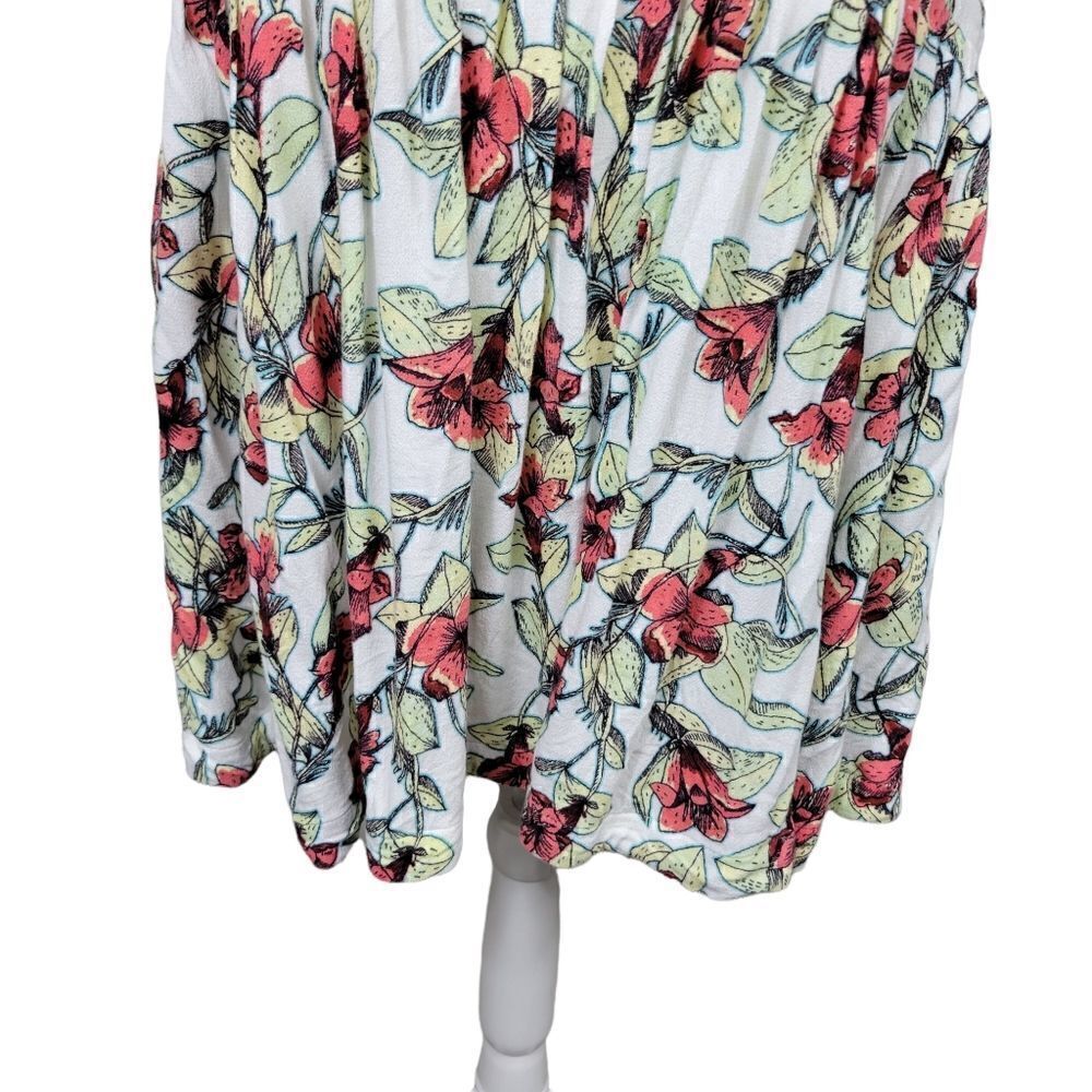 Free People Floral Backless Dress – White Medium - Picture 7 of 13